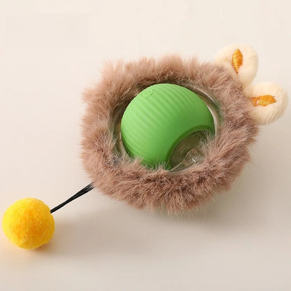 Smart Cat Rolling Ball Toys Rechargeable Cat Toys Ball Motion Ball Self-moving Kitten Toys for Indoor Interactive Playing 고양이